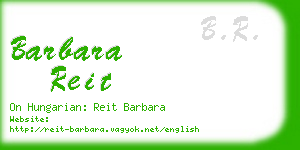 barbara reit business card